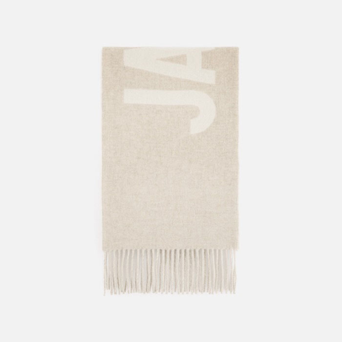 ジャックムスユニセックスイニシャルマフラーc6066