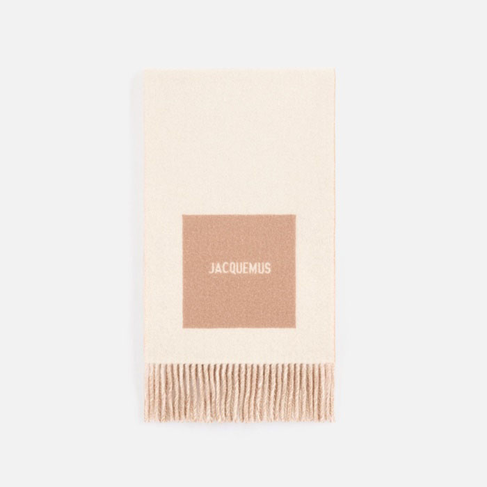 ジャックムスユニセックスイニシャルマフラーc6069