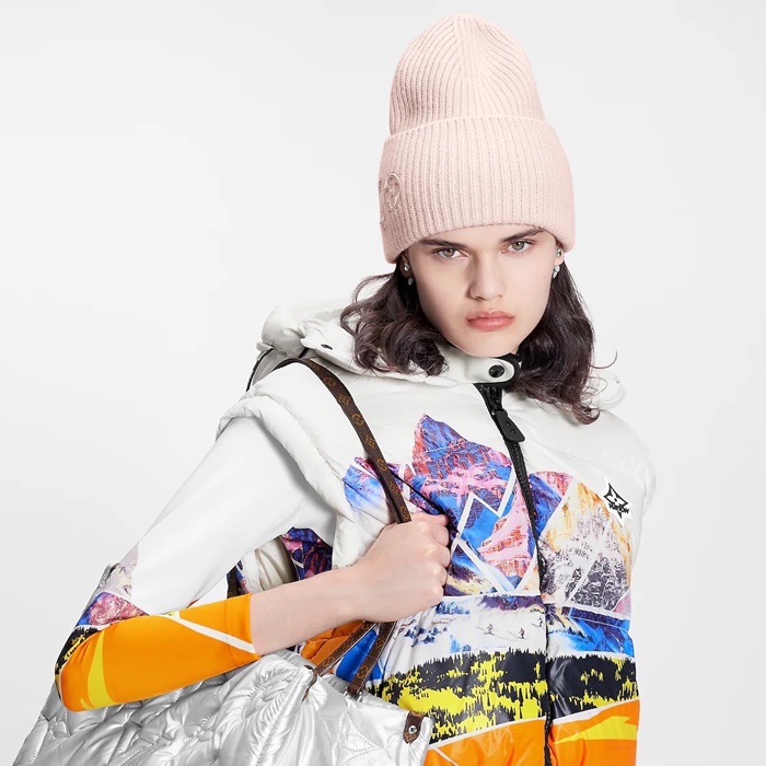 ルイヴィトンユニセックスイニシャルビーニーc6075