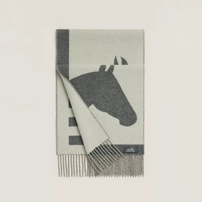 エルメスユニセックスクラシックマフラーc6109