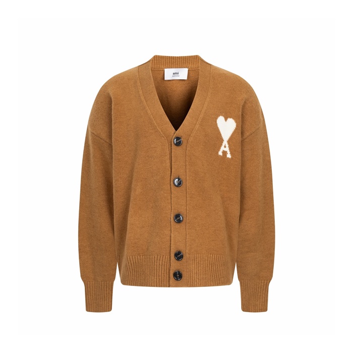 アミユニセックスネックカーディガンc9675