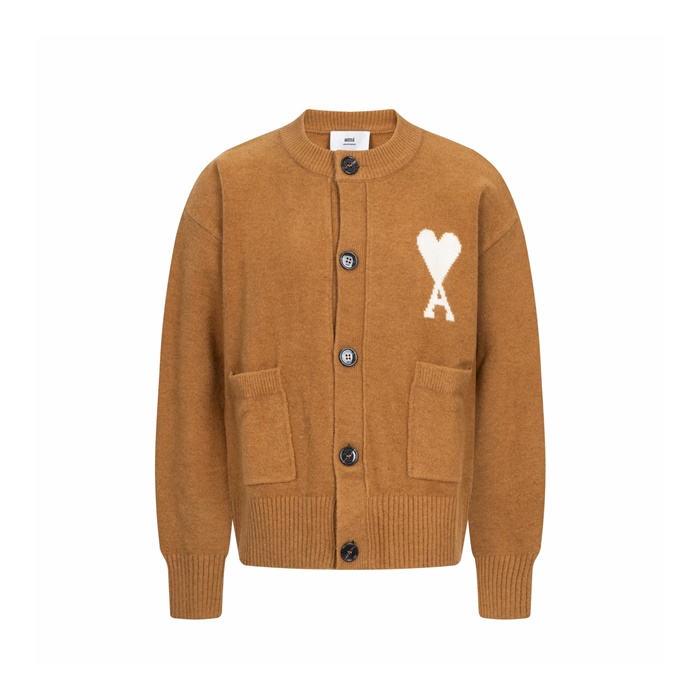 アミユニセックスネックカーディガンc9679