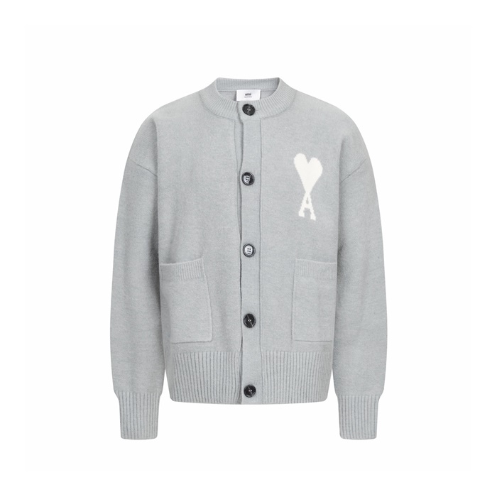 アミユニセックスネックカーディガンc9680