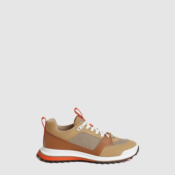 エルメスメンズレザースニーカーs8659