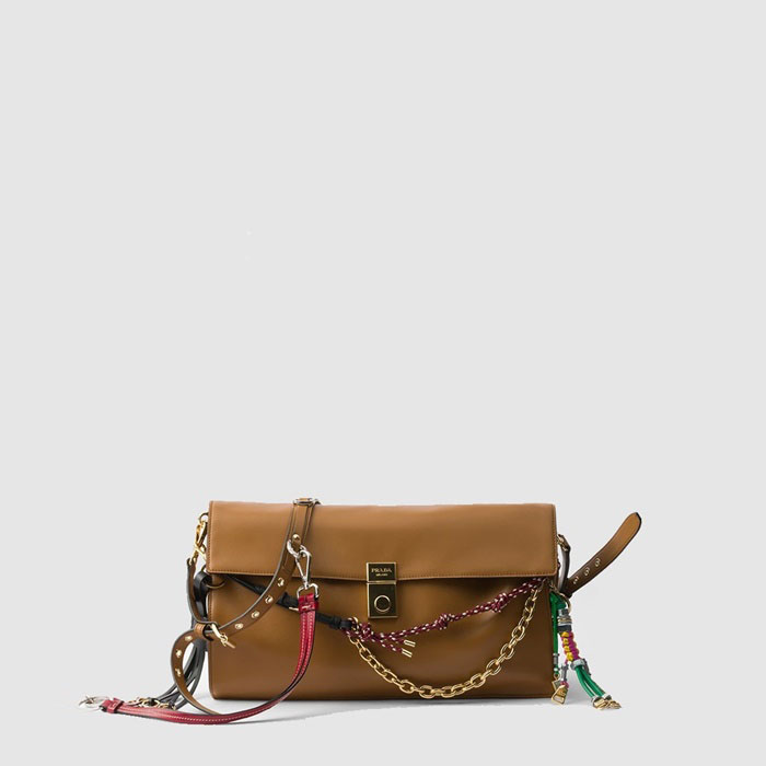 プラダレディースソフトサウンドショルダーバッグ1D378b11860