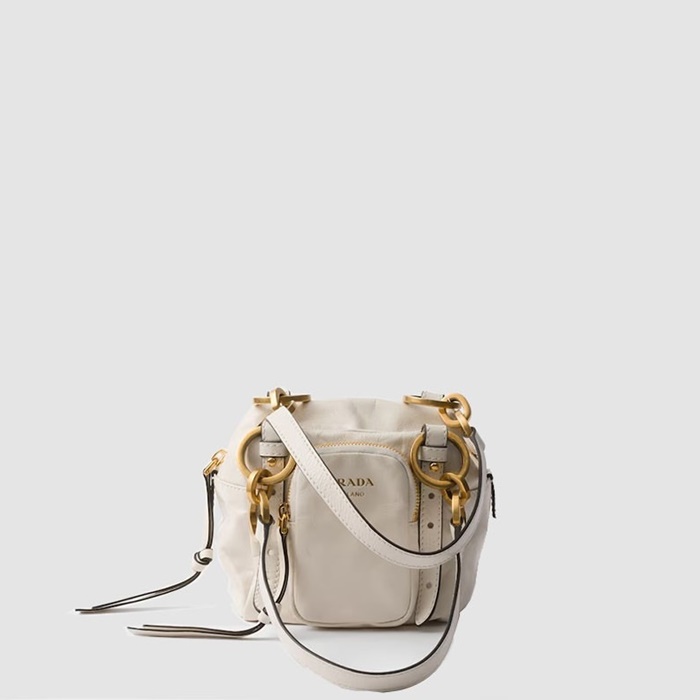 プラダレディースダンジェルトップハンドルミニショルダーバッグ1B137b11863