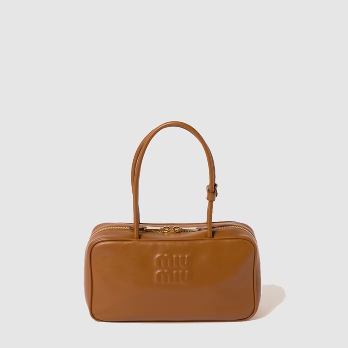 ミュウミュウレディースレザーハンドバッグb12008