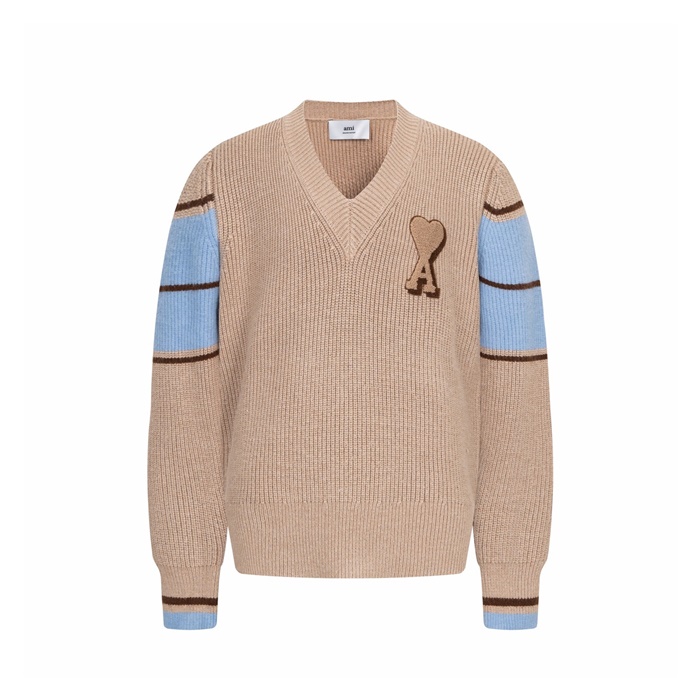 アミユニセックスネックニットc9749