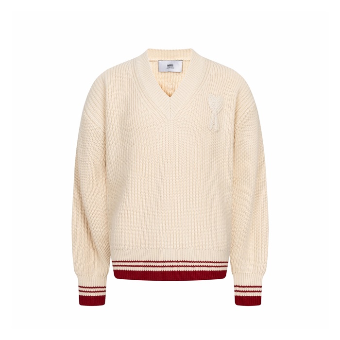 アミユニセックスネックニットc9751