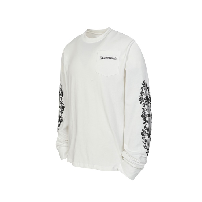 クロムハーツメンズラウンド長袖Tシャツc12150