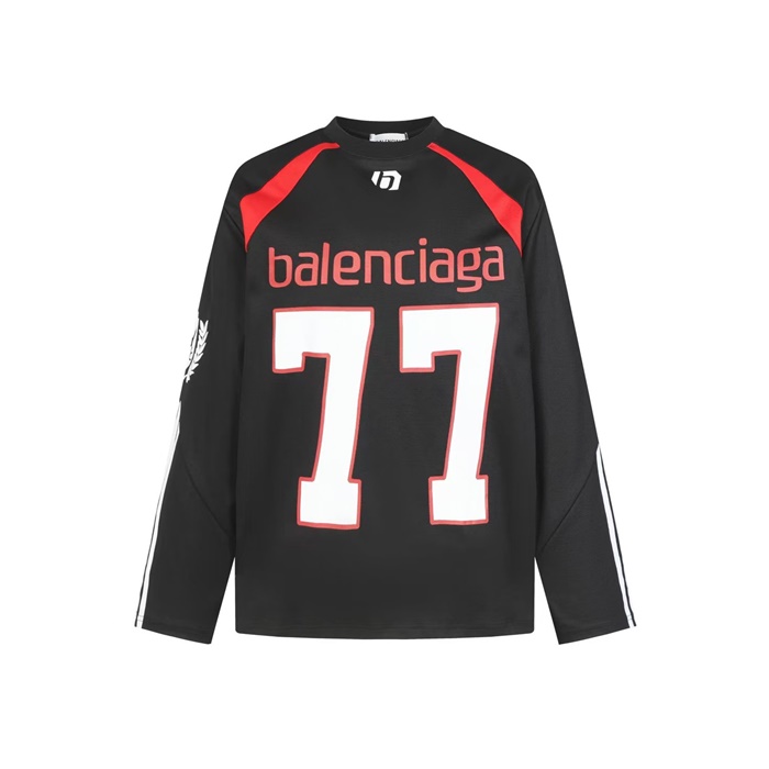 バレンシアガメンズラウンド長袖Tシャツc12167