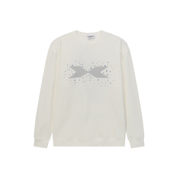 バレンシアガメンズラウンド長袖Tシャツc12169