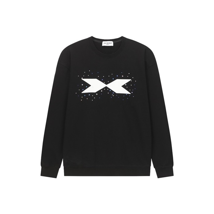 バレンシアガメンズラウンド長袖Tシャツc12170