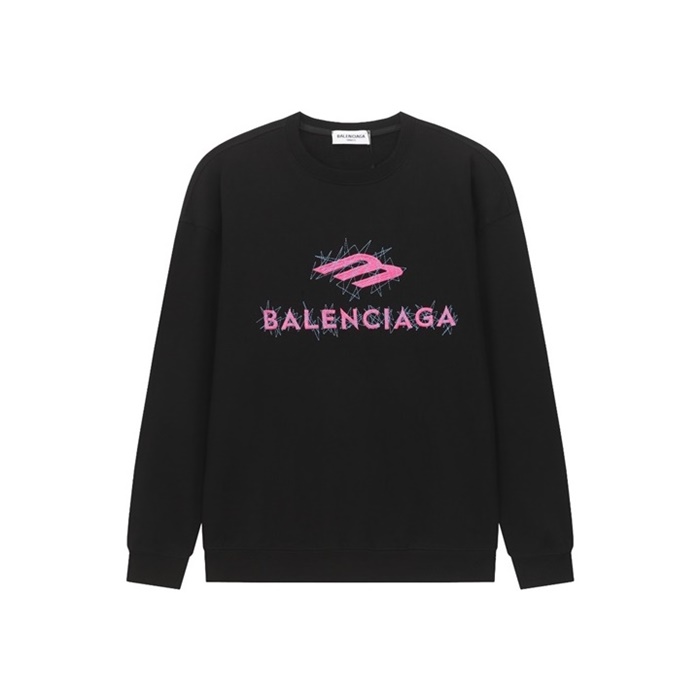 バレンシアガメンズラウンド長袖Tシャツc12174