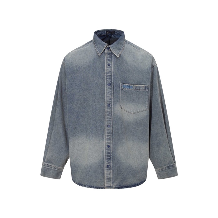 バレンシアガメンズデニムシャツc12177