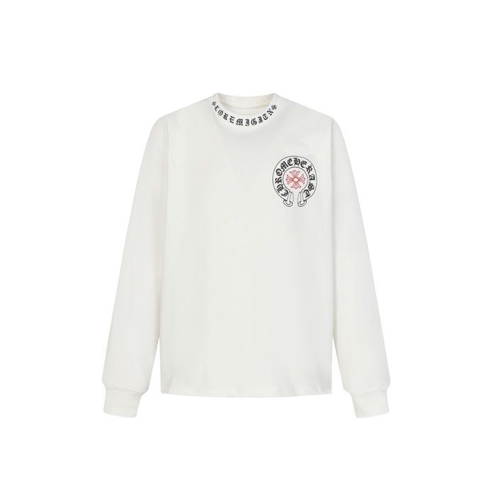 クロムハーツメンズラウンド長袖Tシャツc12197