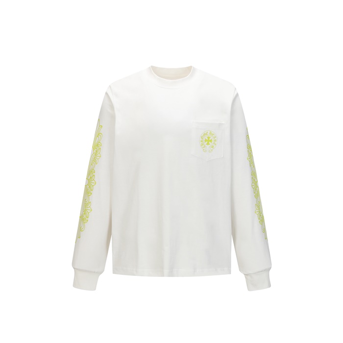 クロムハーツメンズラウンド長袖Tシャツc12201