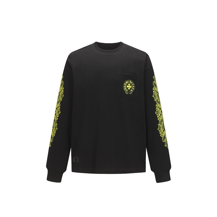 クロムハーツメンズラウンド長袖Tシャツc12202