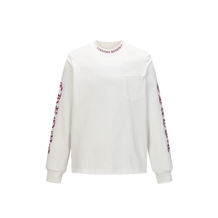 クロムハーツメンズラウンド長袖Tシャツc12203