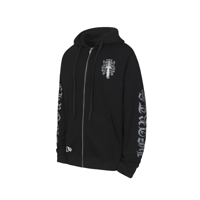 クロムハーツメンズジップアップフーディ-c12196