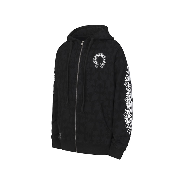クロムハーツメンズジップアップフーディ-c12197