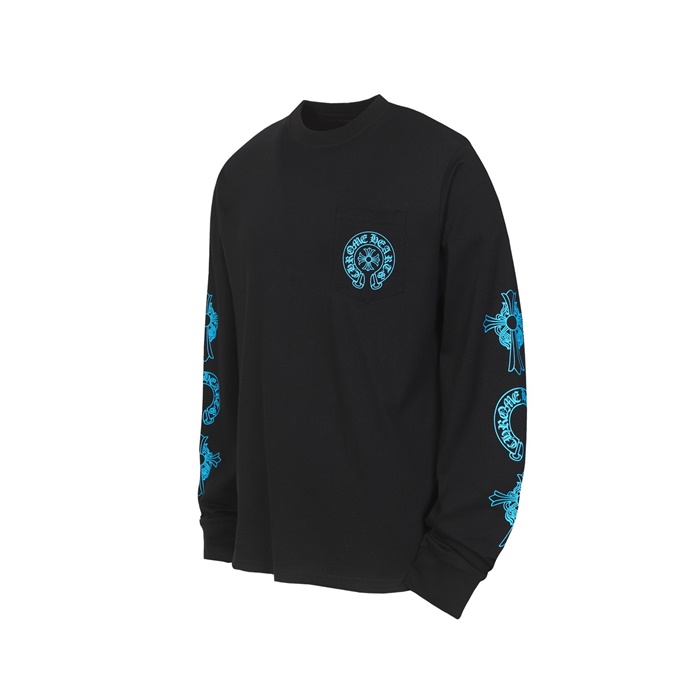 クロムハーツメンズラウンド長袖Tシャツc12219