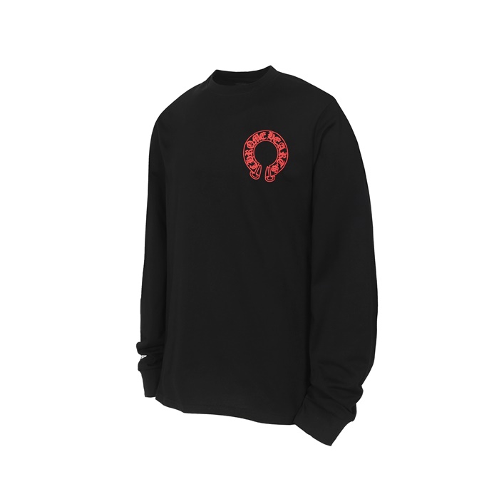 クロムハーツメンズラウンド長袖Tシャツc12226