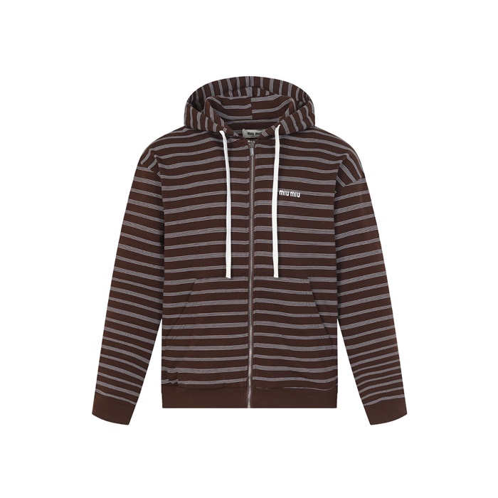 ミュウミュウメンズジップアップフーディ-c12240