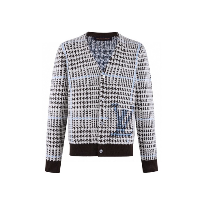 ルイヴィトンメンズネックカーディガンc12245