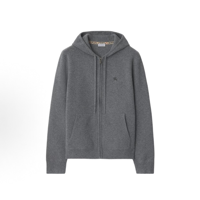 バーバリーメンズニットフーディc12302