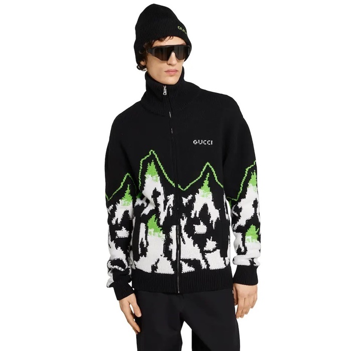 グッチメンズニットジャケットc12306