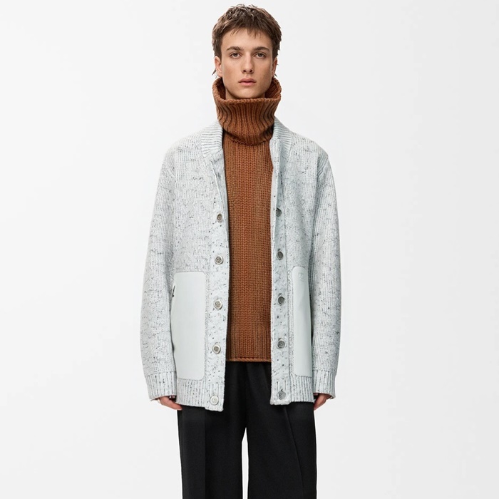 ロエベメンズニットジャケットc12315