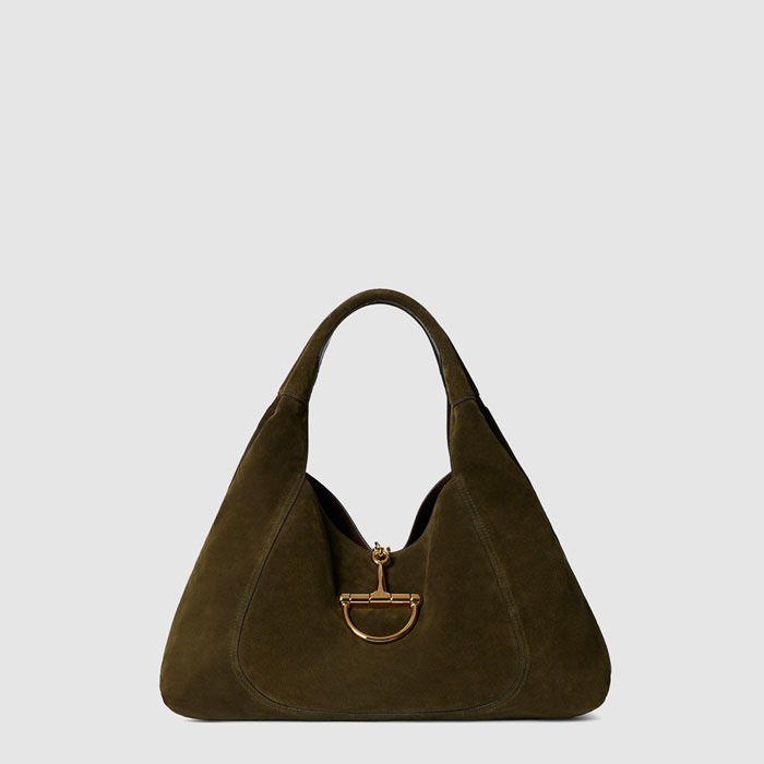 グッチレディースソフトビットマキシショルダーバッグb12156