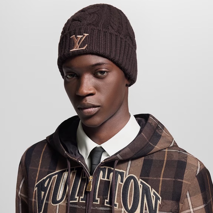 ルイヴィトンユニセックスミニケーブルビーニーc6198