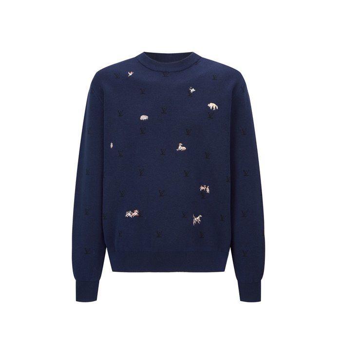 ルイヴィトンメンズクルーネックセーターc12362