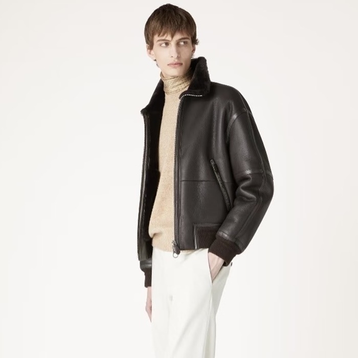 ロロピアーナメンズレザージャケットc12381