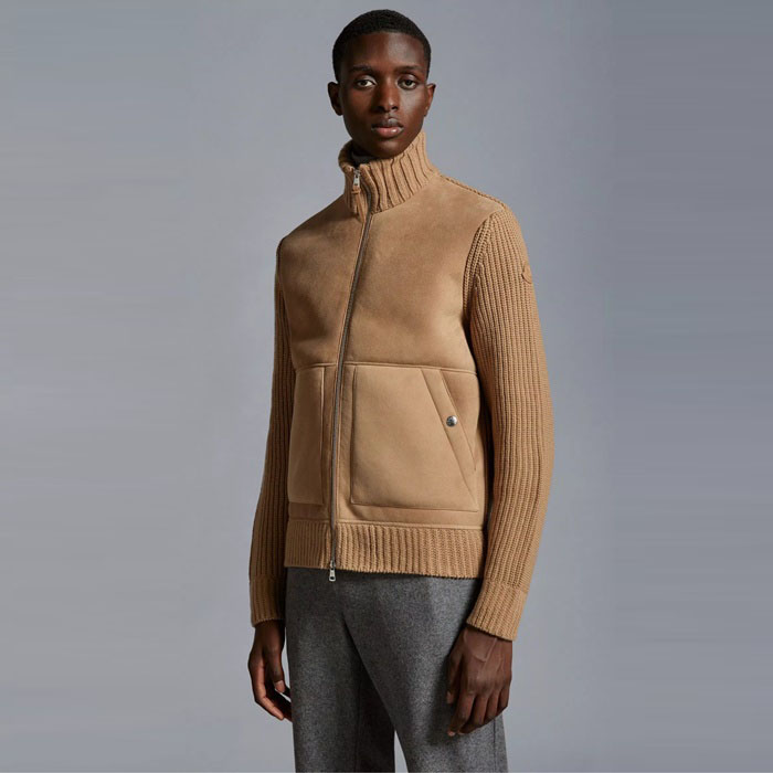 モンクレールメンズレザージャケットc12386