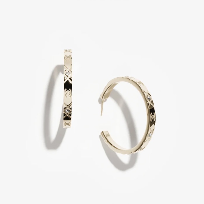 シャネルレディースゴールドピアスc6247