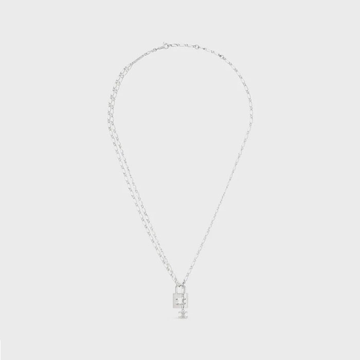 セリーヌレディーストリオンフロックネックレスc6273