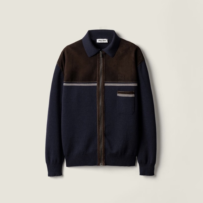 ミュウミュウユニセックスジップアップジャケット-c12444