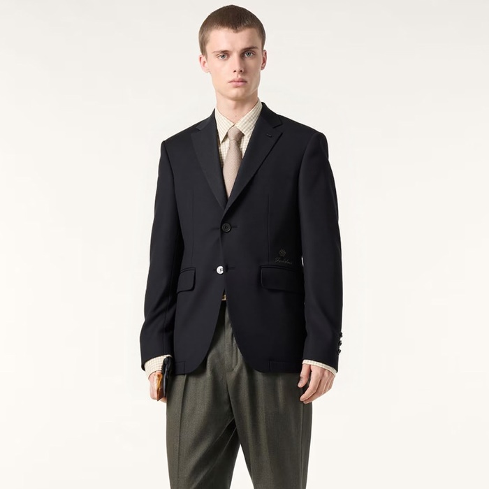 ロロピアーナメンズスーツジャケットc12465