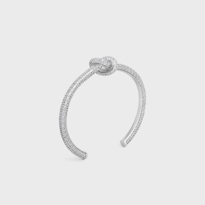 セリーヌレディースノートスパークルカフブレスレットc6294