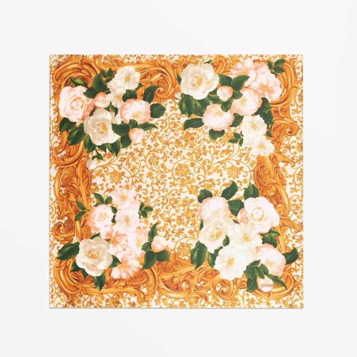 シャネルレディースカメリアスクエアニットc6297