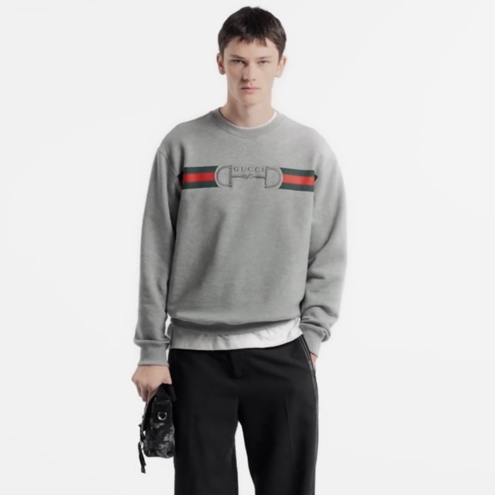 グッチメンズラウンドスウェットシャツc12516