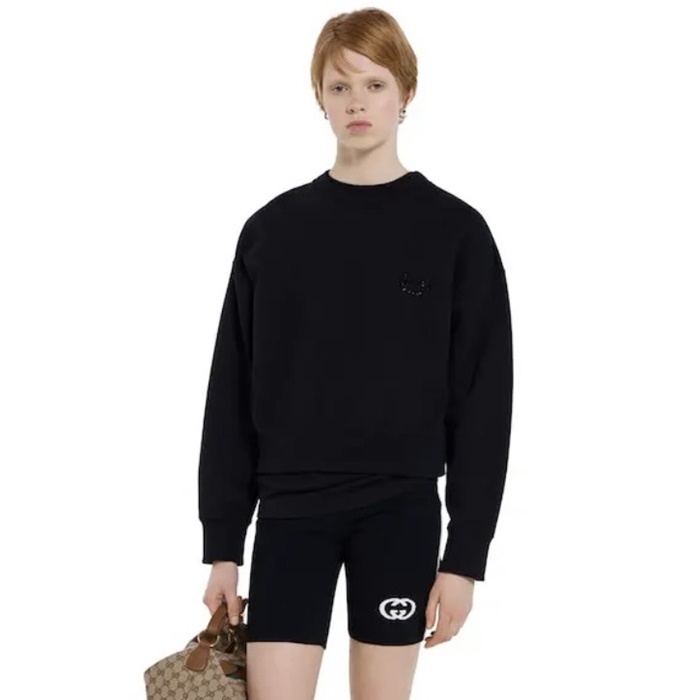 グッチレディースラウンドスウェットシャツc12521