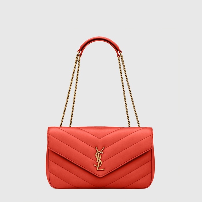 サンローランレディースルルミディアムチェーンバッグb12559