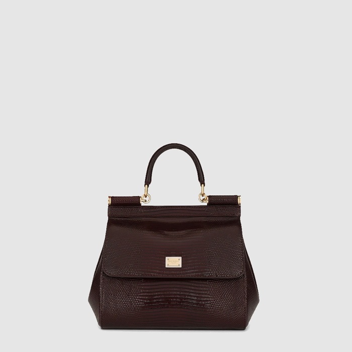 ドルチェ＆ガッバーナレディースミディアムシチリアハンドバッグb12583