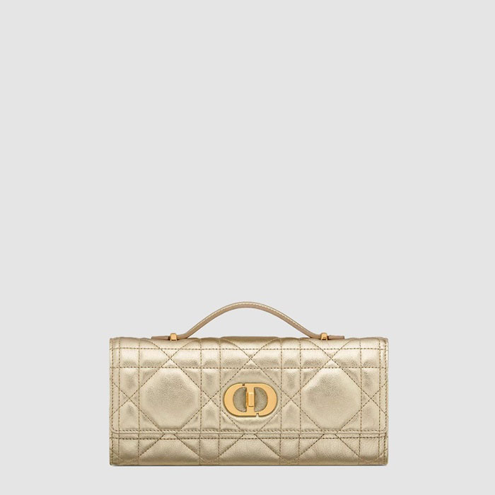 ディオールレディースミスカロトップハンドルパウチb12596