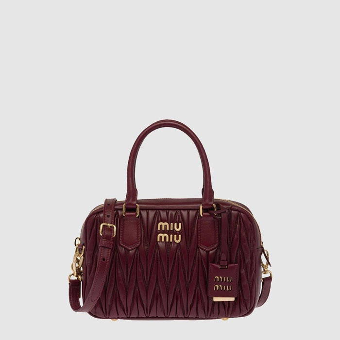 ミュウミュウレディースアルカディマトラッセバッグb12644