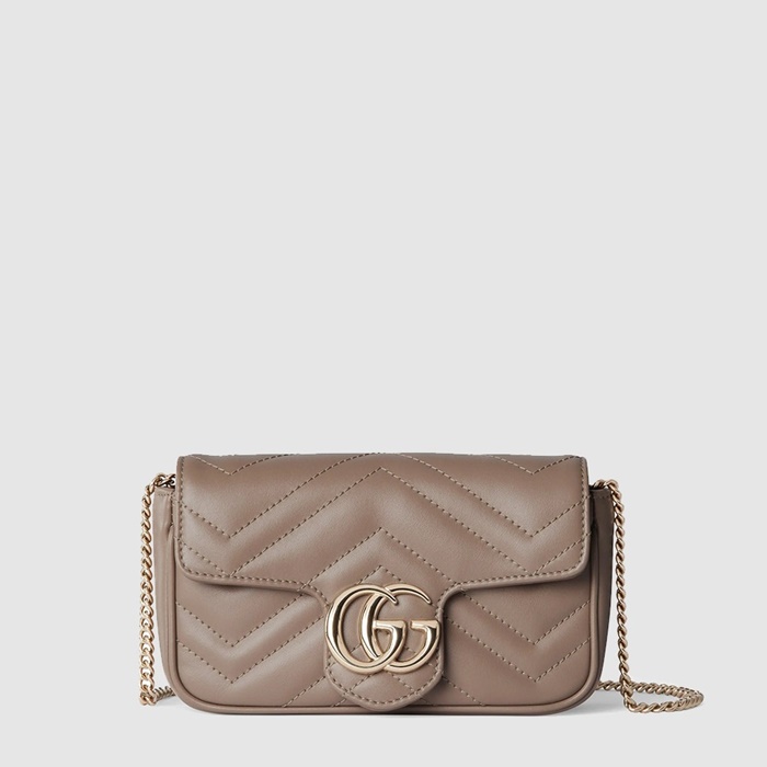 グッチレディースマーモントスーパーミニバッグb12707